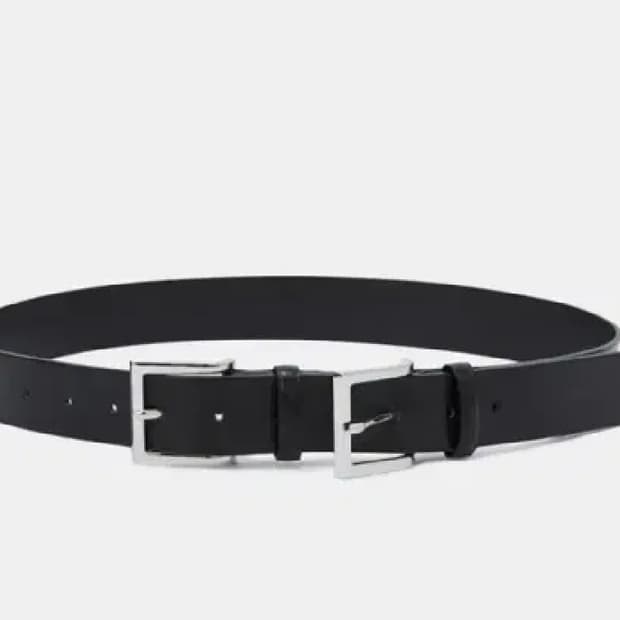 lcdc tm 엘씨디씨티엠 더블 버클 레더 벨트