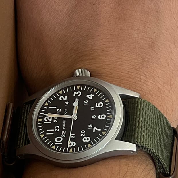 해밀턴 카키필드 매커니컬 38mm