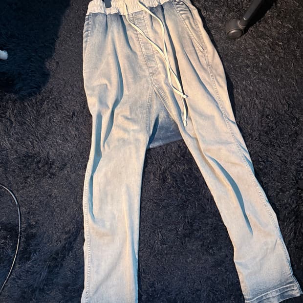 릭오웬스 허슬러 드로우스트링 배기팬츠