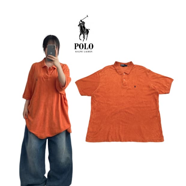 폴로 XXL 포니 PK 카라 타올 반팔 티셔츠