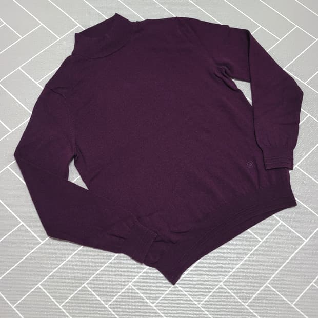 S.T Dupont 듀퐁 울캐시미어 하프넥 니트 L