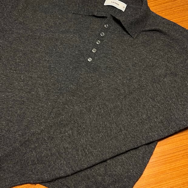 웨이비니스 25fw 캐시미어 울 블렌드 니트 카라티