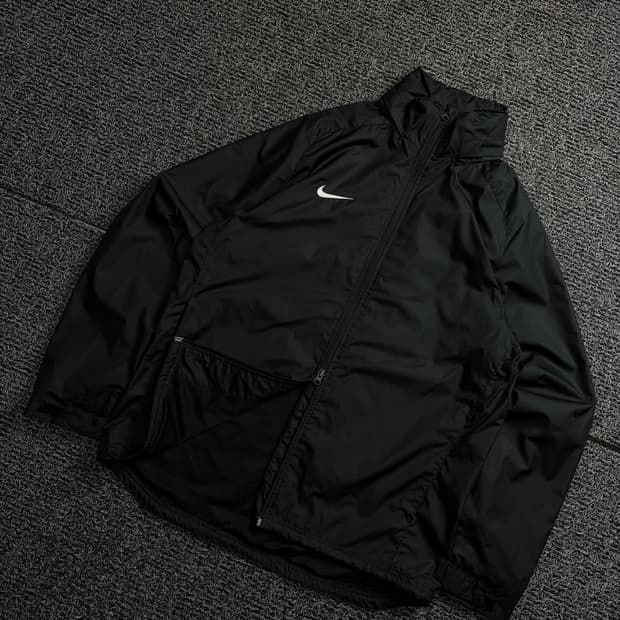 나이키 스톰핏 블랙 올드스쿨 레인 바람막이 자켓 1917