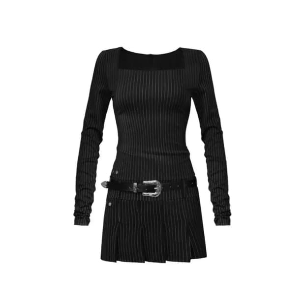 비엔프롬 핀 웨스턴 원피스 m