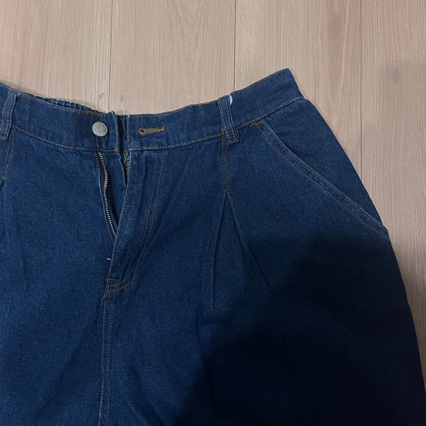 Soulberry 빈티지 벌룬핏 밴딩 데님 팬츠 (30~)