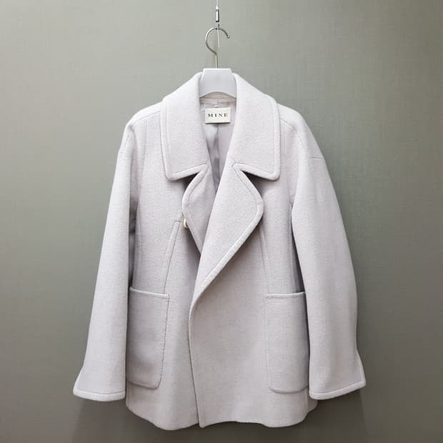 한섬 마인 2022 울소재 숏 코트  76-90-155사이즈