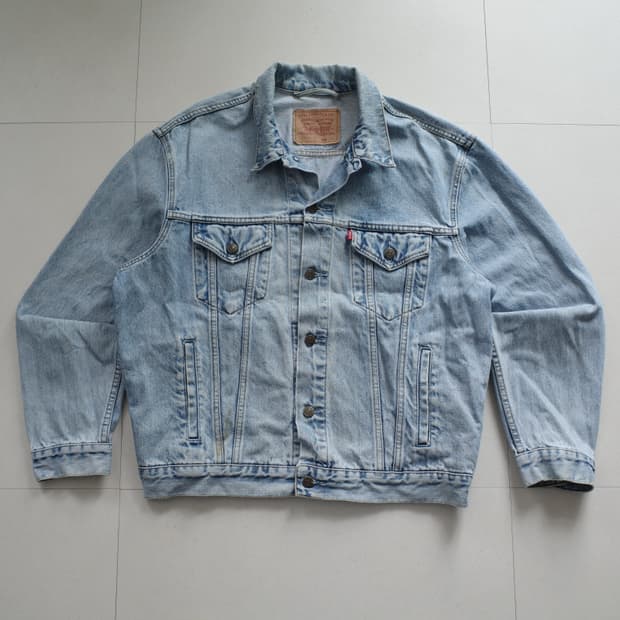 90s 리바이스 70503 데님 트러커 자켓 XL