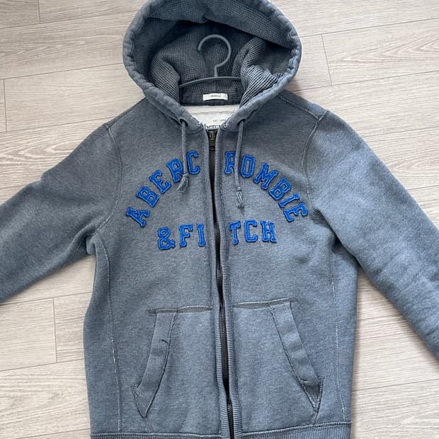 [m] 아베크롬비 후드집업 그레이