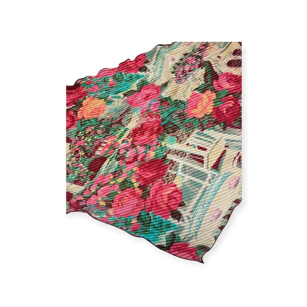 빈티지 장미정원 삼각스카프 