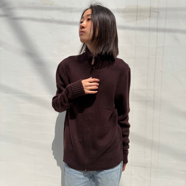 Polo Ralph Lauren 울 니트 집업 