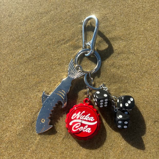 병따개 coke shark dice 키링