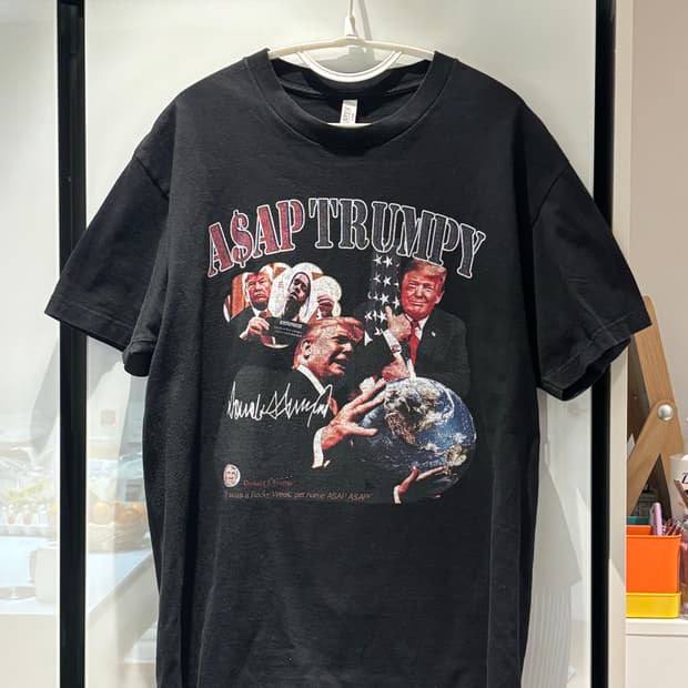 에이셉라키x도널드트럼프 프린팅 빈티지 티셔츠 (희귀!)