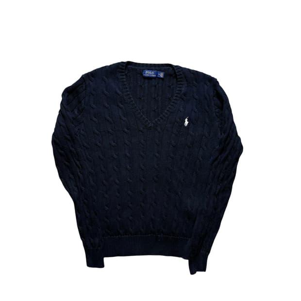 폴로 여성용 꽈배기 니트