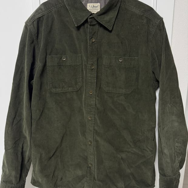 90s-00s 엘엘빈 코듀로이 셔츠