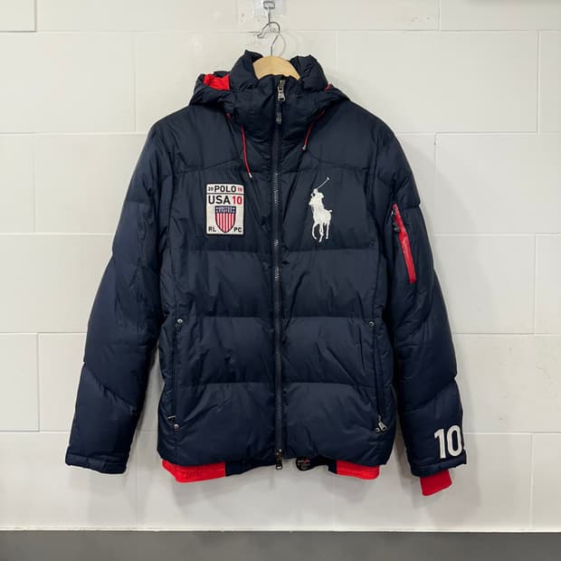 폴로 랄프로렌 USA 성조기 패딩
