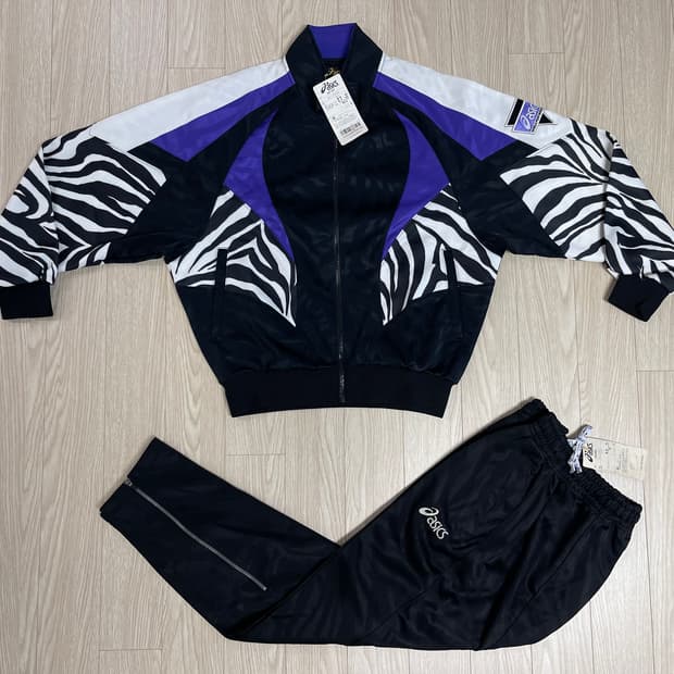 아식스 지브라 90s 올드 트랙탑 저지 셋업 5번 ASICS OLD