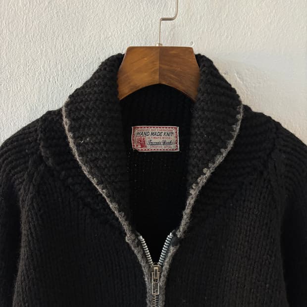 90s 빈티지 헤비울 코위찬