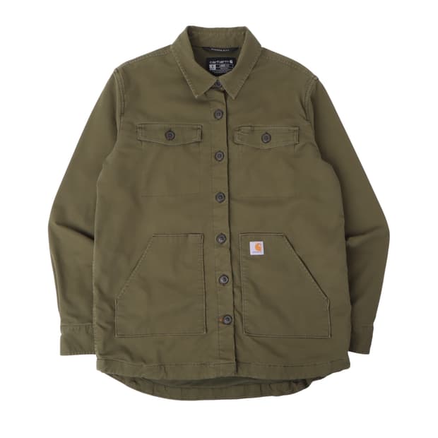 칼하트 g72 러기드 카키 워크 셔츠 자켓
