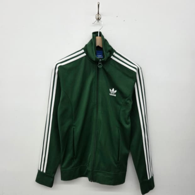 아디다스 삼선 트랙탑 그린 여성L