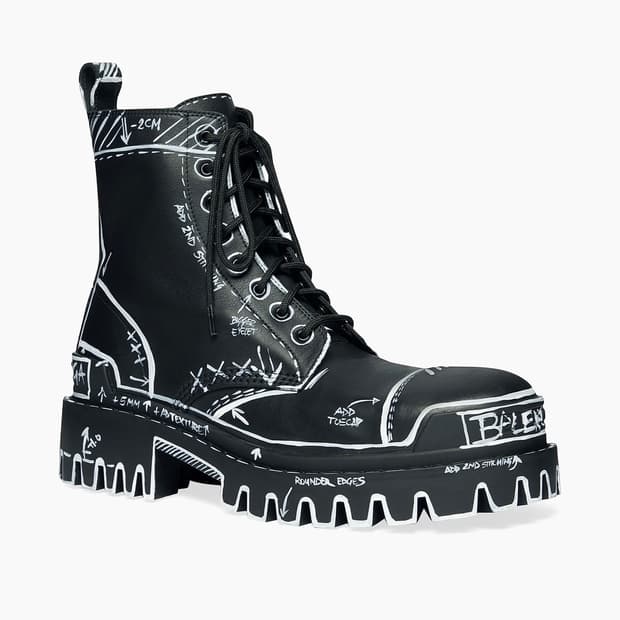 발렌시아가 스트라이크 부츠 스케치 새상품(41)