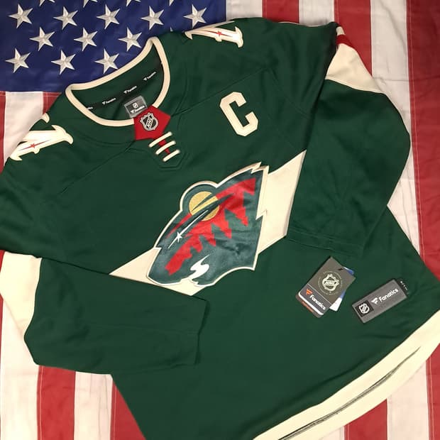 새제품 오리지날 NHL X 파나틱스  하키져지