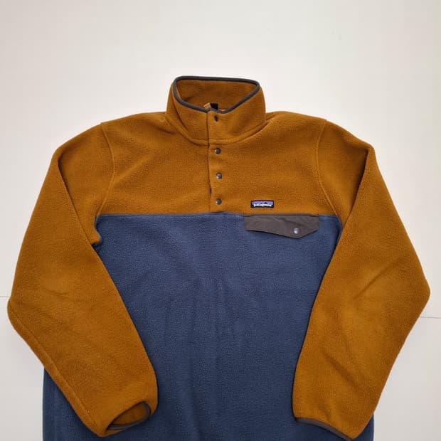 L 파타고니아 신칠라 플리스 풀오버 쉘터브라운