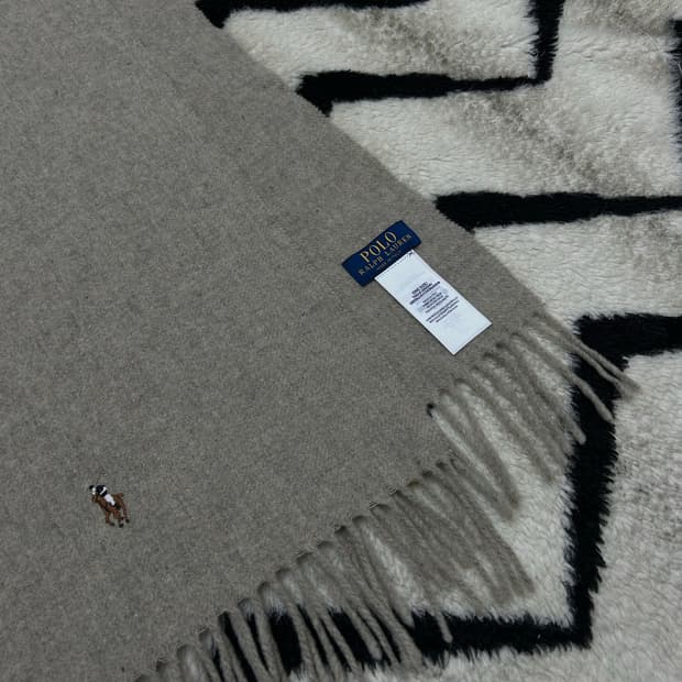 폴로랄프로렌 울 머플러/오트밀