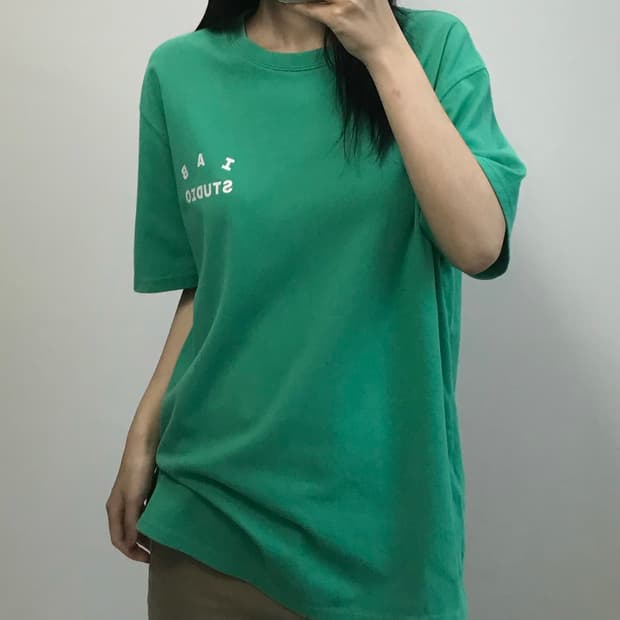 아이앱스튜디오 빅로고 반팔 티셔츠
