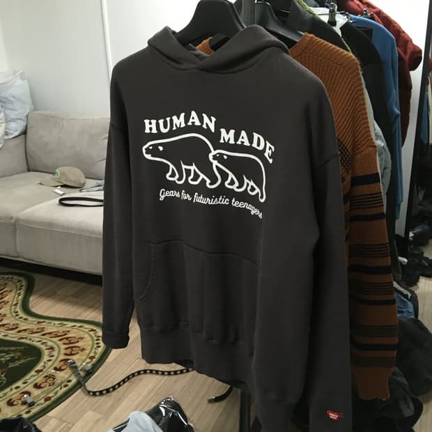 휴먼메이드 후드티 L사이즈