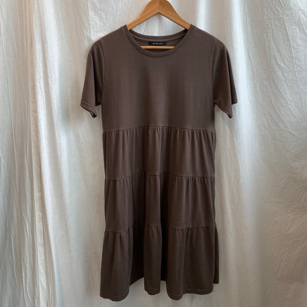 MUMU&CO 브라운 반팔원피스(M)
