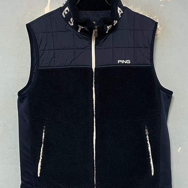 PING 여자 골프조끼 뽀글이 새상품 추동 양털 L 100 77