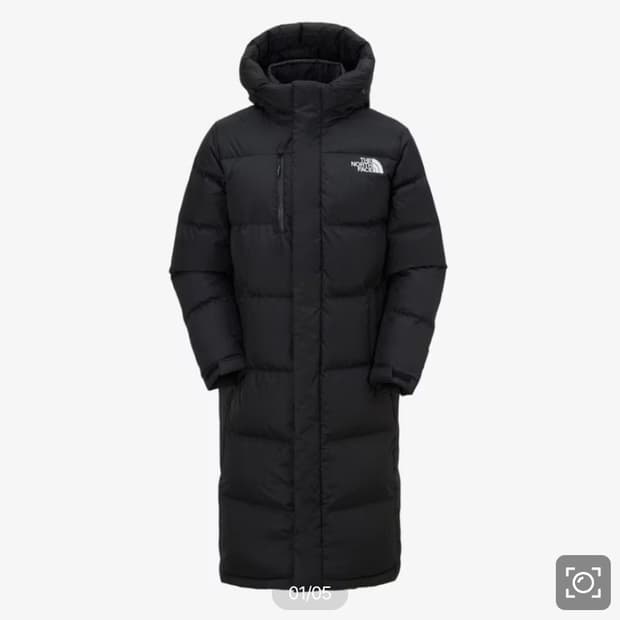 90)노스페이스 구스 롱패딩