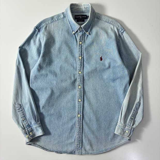 Polo 폴로 랄프로렌 90‘s 데님 워시드 셔츠