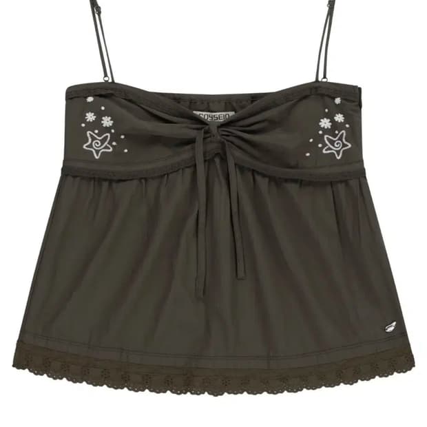 코이세이오 솔라 스티치 슬리브리스 브라운