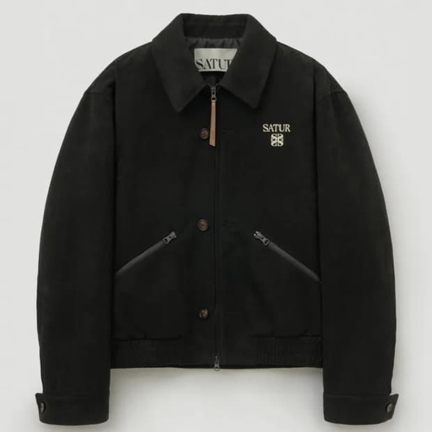 세터 테오 폭스 스웨이드 숏 자켓 파이럿 블랙 XL