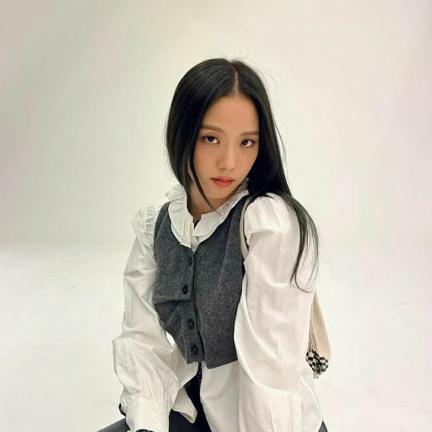 마가린핑거스 러플 블라우스 지수 착용