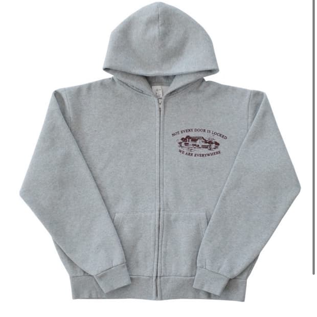 컬렉트피시스 후드집업 그레이 사이즈 M