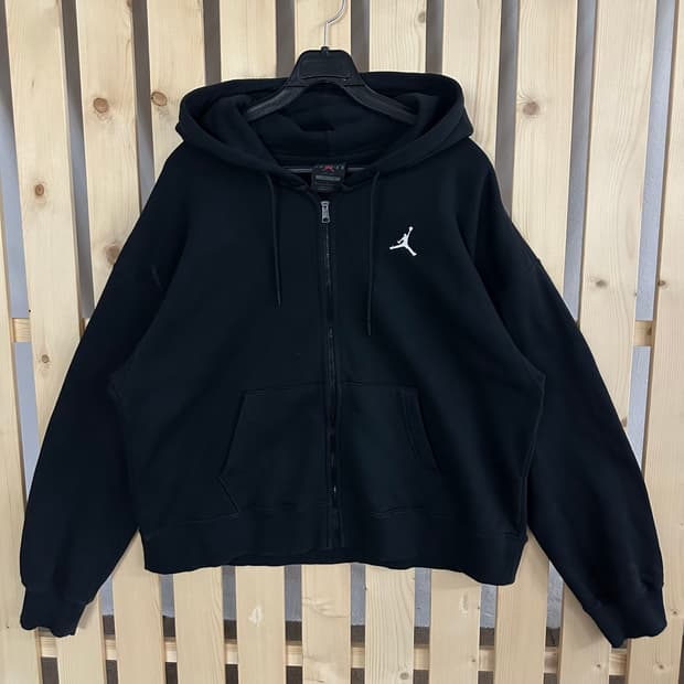 (L) 나이키 조던 블랙 후드집업
