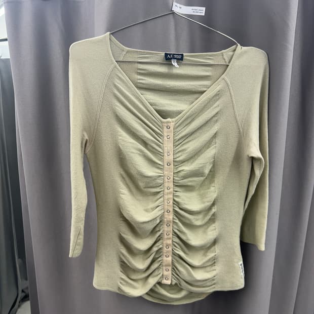 알마니 진스 셔링스냅 슬리브