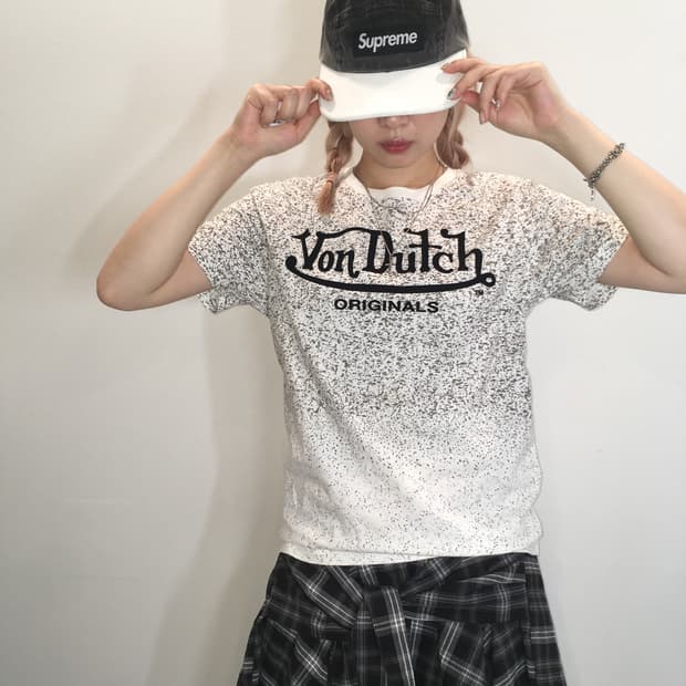 von dutch damage printing t shirt