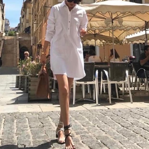 우테르케화이트셔츠원피스