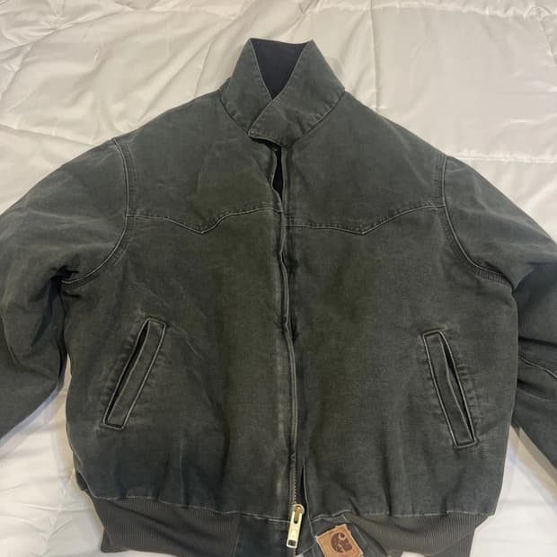 칼하트 J14 산타페 디트로이트 자켓 모스 그린