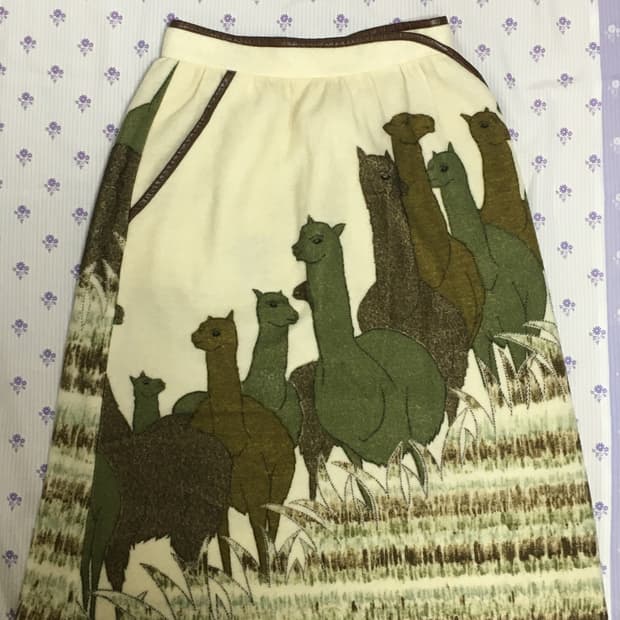 Alpaca Midi Skirt