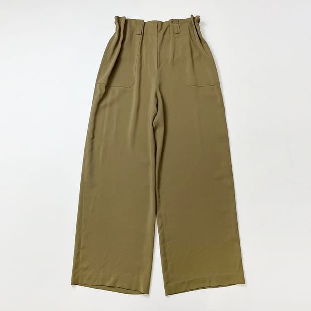 시스템 22FW 밴딩 와이드 팬츠 PR2001