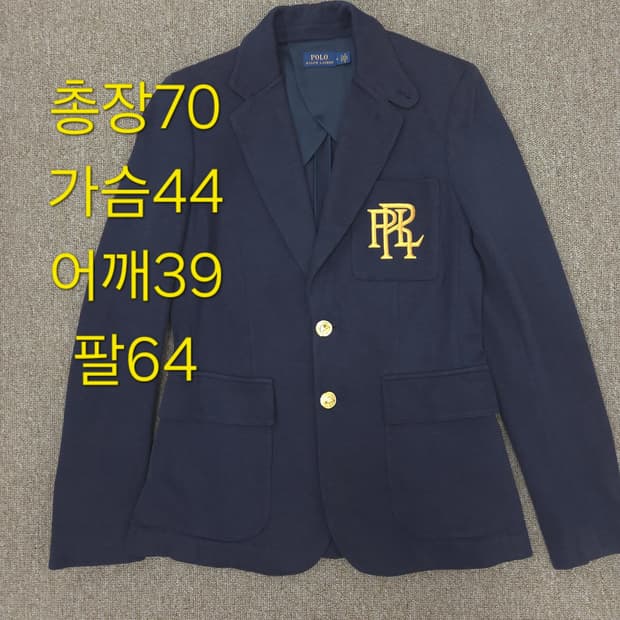 6사이즈 폴로 랄프로렌 네이비 블레이저 금장 자켓