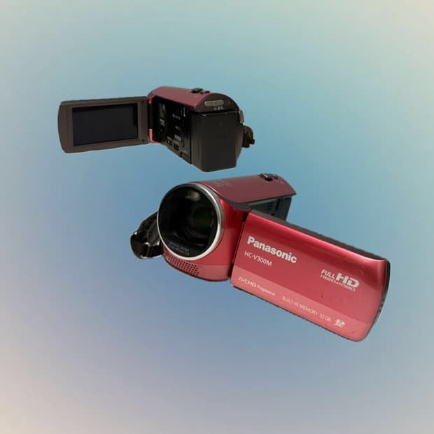 파나소닉 Panasonic HC-V300M 핑크 빈티지캠코더