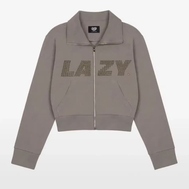 러브이즈트루 CH LAZY ZIP UP(BROWN) 레이지 집업