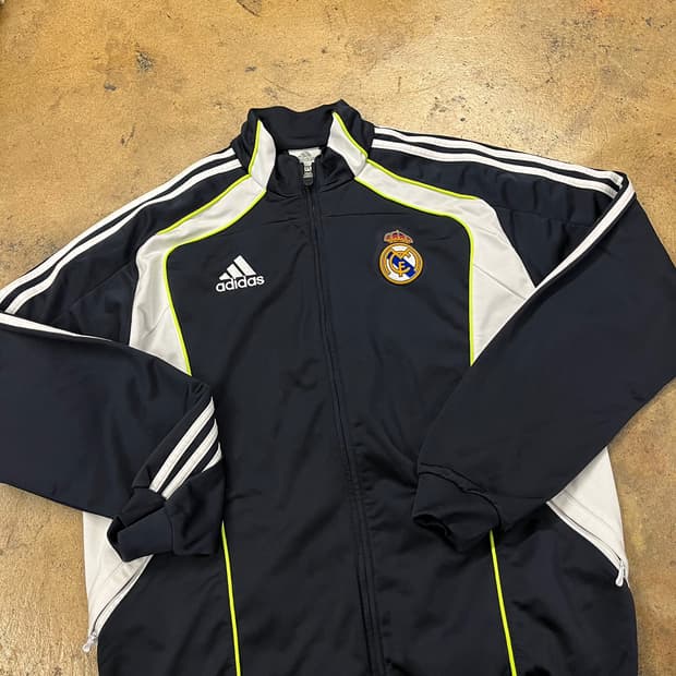 [정품/100] 아디다스 레알마드리드 트랙탑 져지 블랙 b16