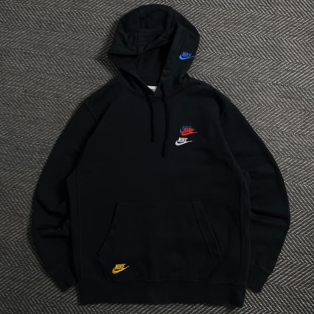 나이키 NSW 에센셜 프렌치 테리 후드티 블랙o 4115