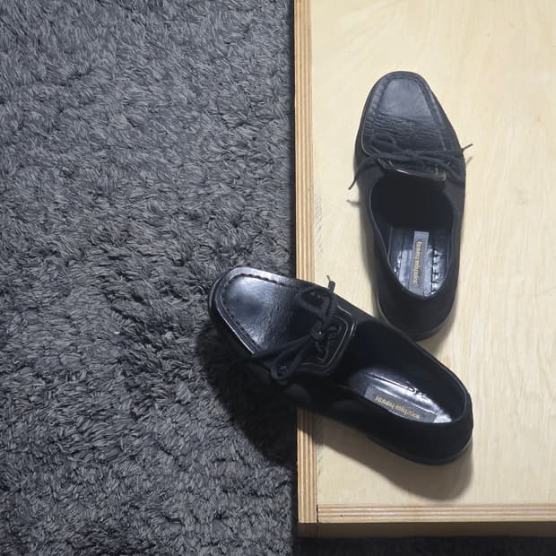 80s Issey miyake leather loafer